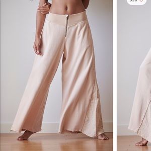 Free people wide leg pants